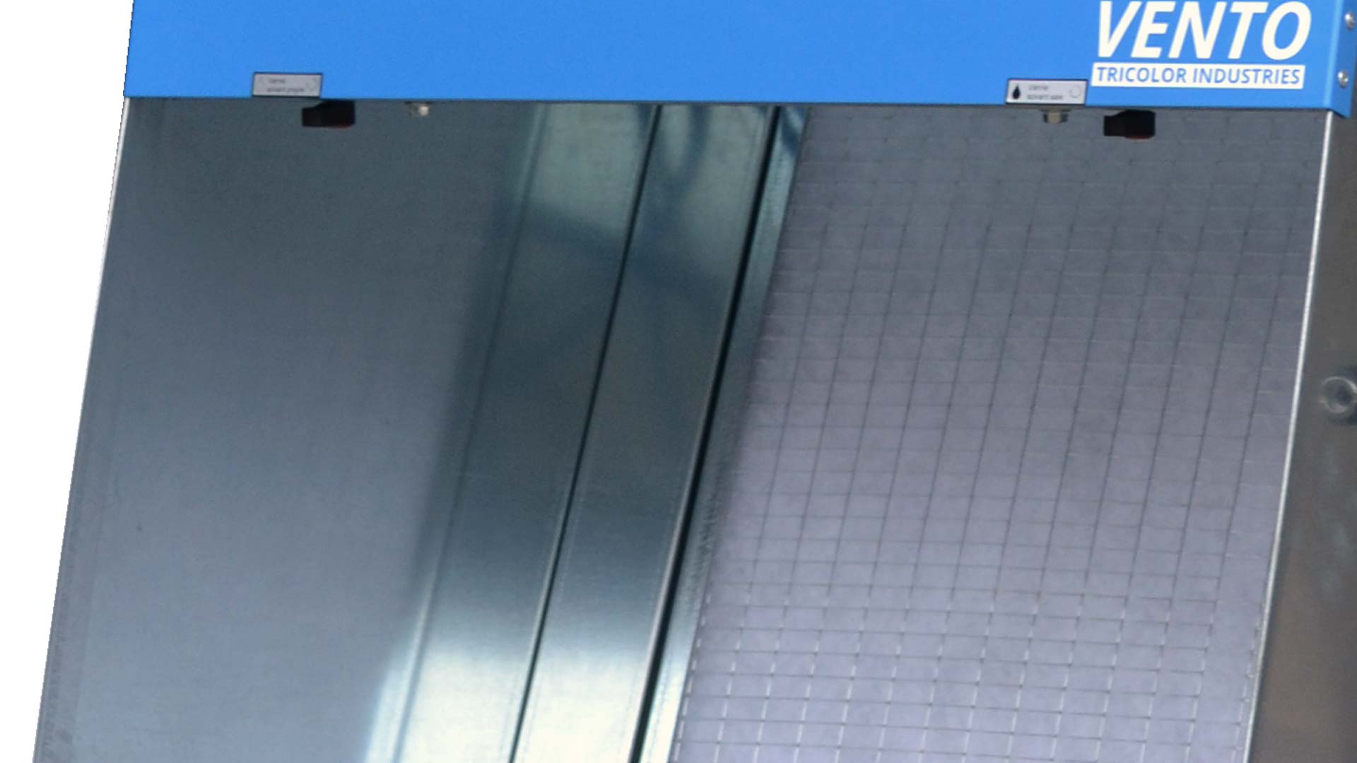 détail de la cabine de préparation application nettoyage Vento