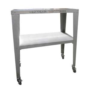 Table ou desserte inox pour préparation atelier peinture