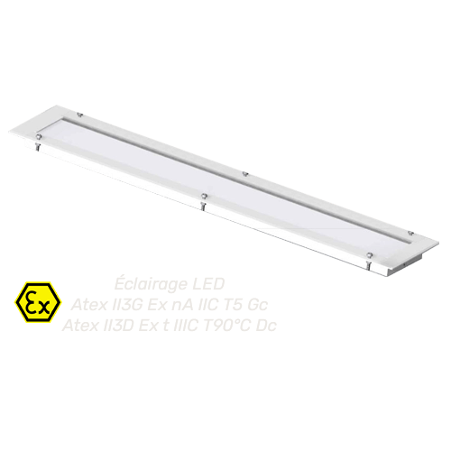 éclairage LED Atex pour cabine de peinture