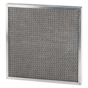 filtre aluminium pour cabine de métallisation