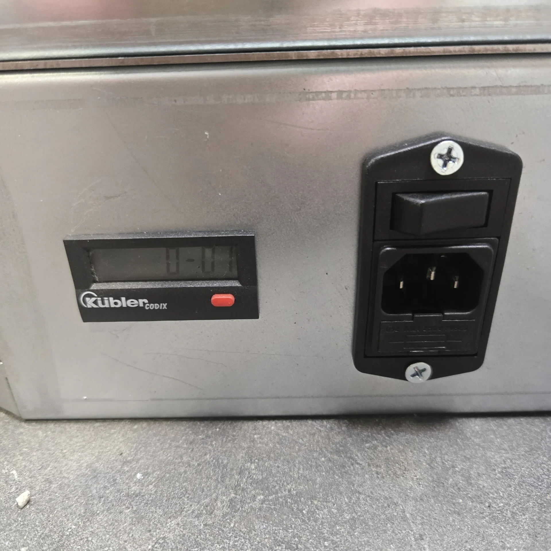 Compteur horaire mini cabine d'aspiration Primo