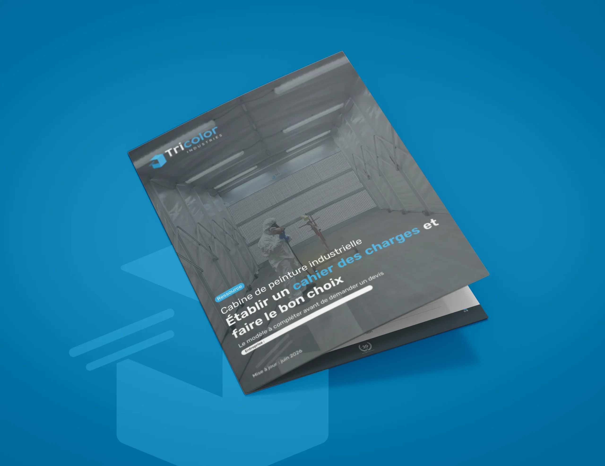 Cahier des charges cabine de peinture - modèle gratuit