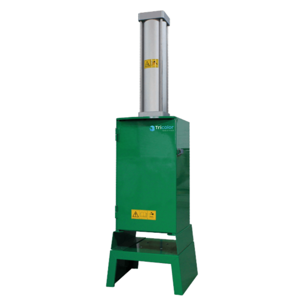 Compacteur pneumatique de bidons et fûts peinture