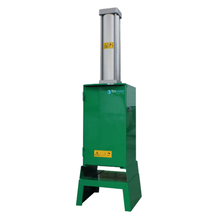 Compacteur pneumatique de bidons et fûts peinture