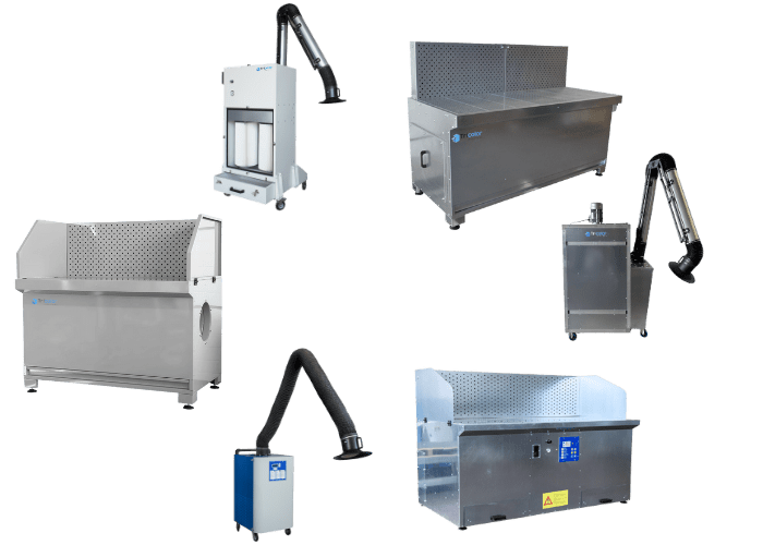 Illustration tables aspirantes Ponço et bras aspirants Mobilo