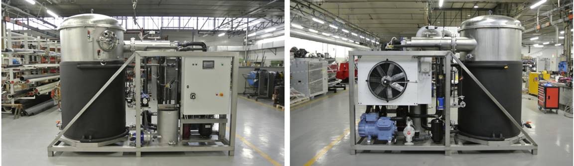 évaporateur eau à racleur