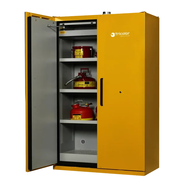 Armoire de stockage coupe feu à 2 portes