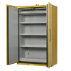 Armoire coupe feu 2 portes ouverte