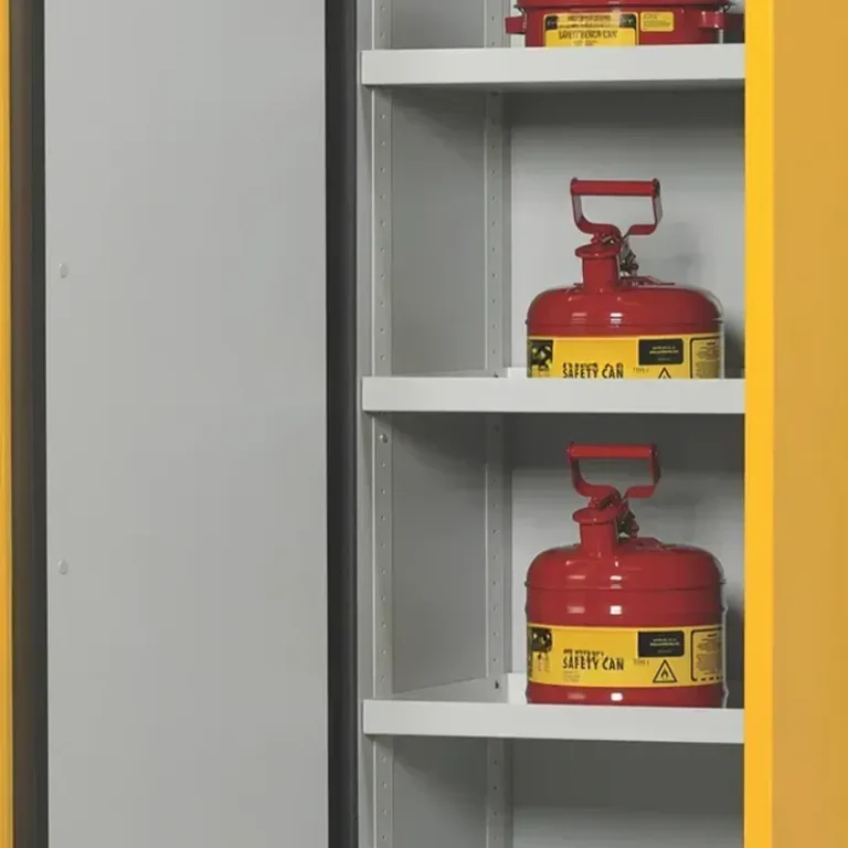 Etagère de stockage coupe feu avec panneaux renforcés