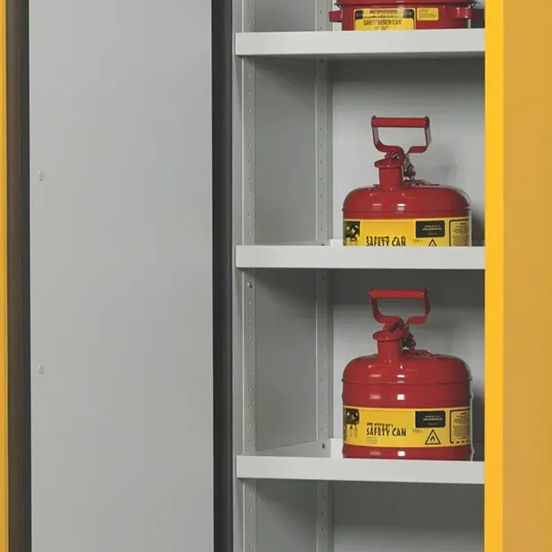 Etagère de stockage coupe feu avec panneaux renforcés