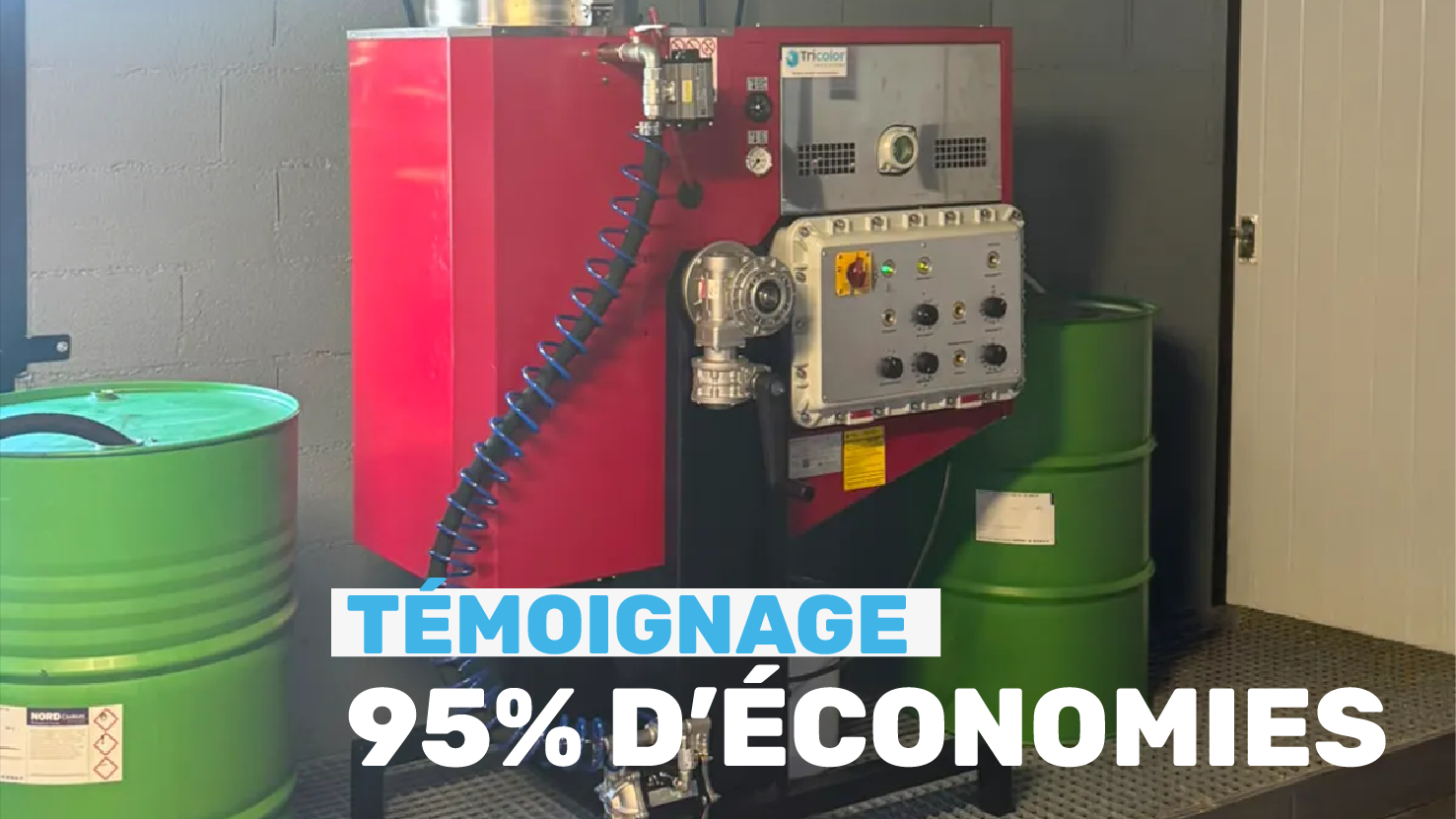 Témoignage : 95% d'économies - recycleur de solvants
