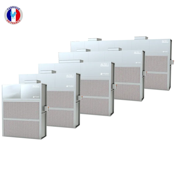 Mur aspirant ALTO - 2000 à 6000mm de largeur - Tricolor Industries