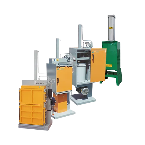 Gamme de compacteurs de fûts et compacteurs de bidons