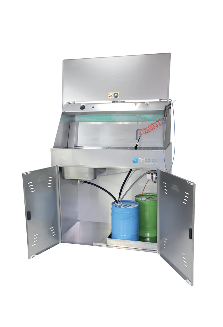Nettoyeur de pièces au solvant manuel et automatique