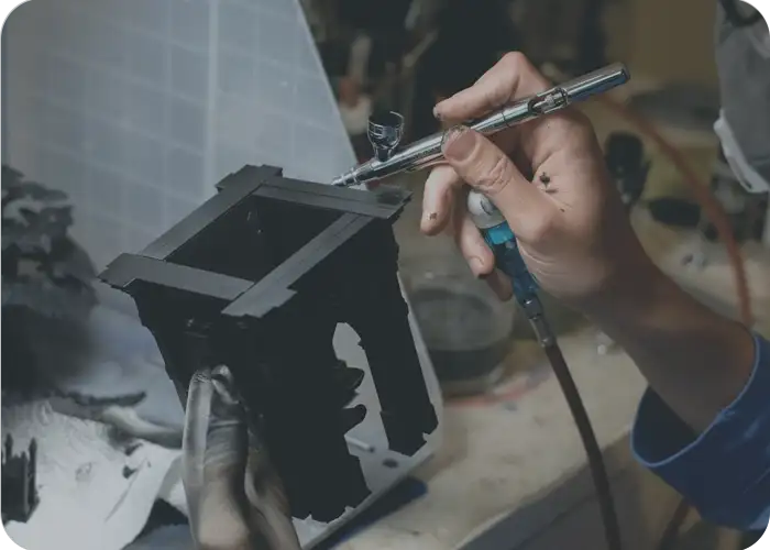 peinture aérographe cabine professionnelle