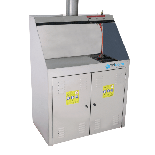 Poste de préparation et égouttage peinture et solvant